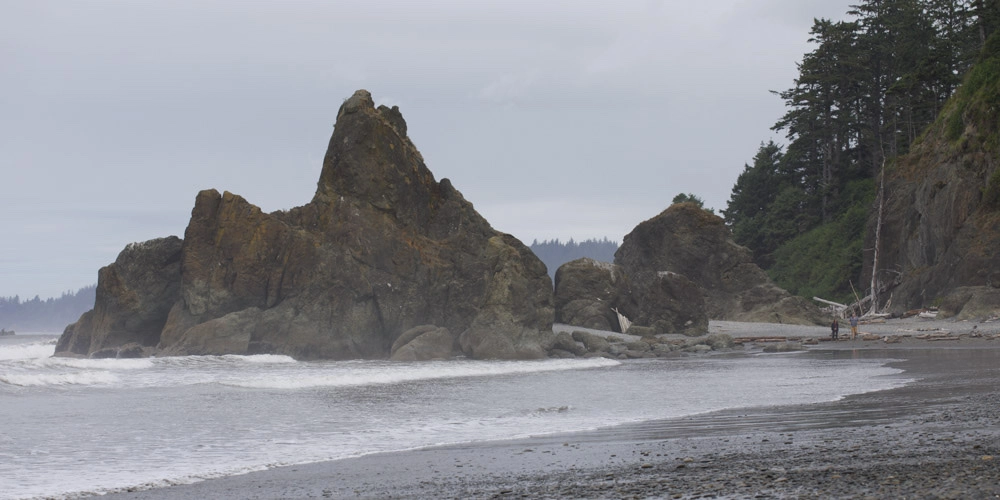 Ruby Beach on the Olympic Peninsula Loop.