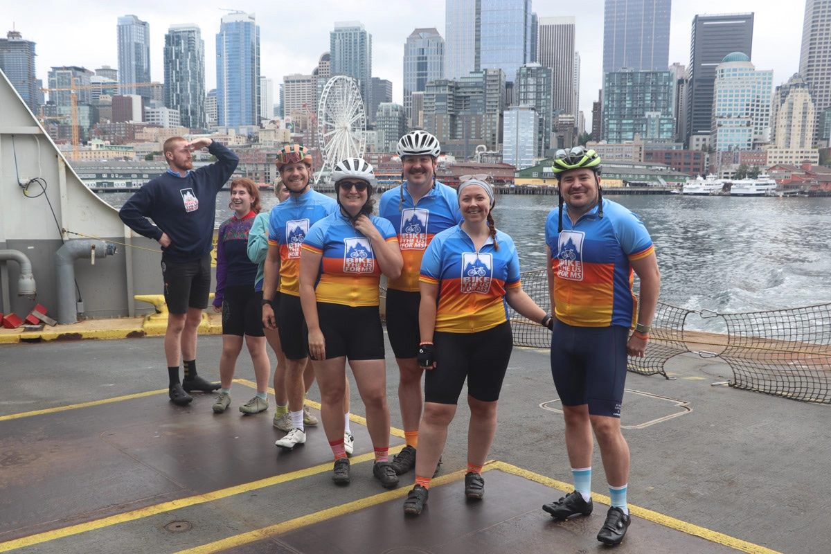 Taking the ferry from Seattle to Bremerton to start the Olympic Peninsula Loop.